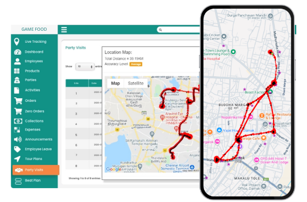 Real-Time Route and Visit Tracking